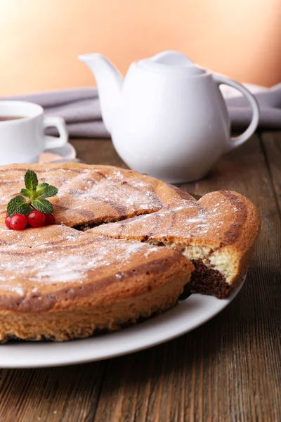 Tasty homemade pie — Stock Photo, Image