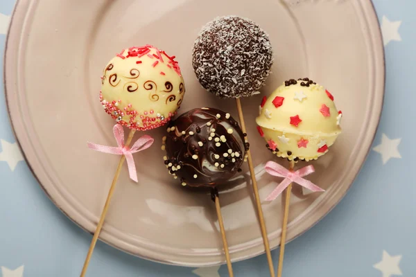 Saboroso bolo pops — Fotografia de Stock