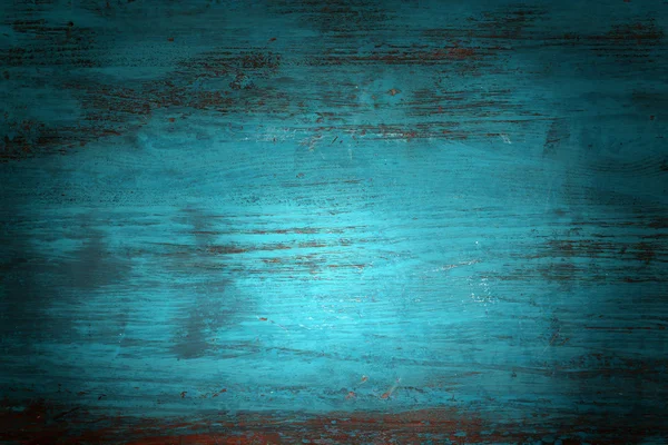 Blue old wood texture close-up background — Stock Photo, Image