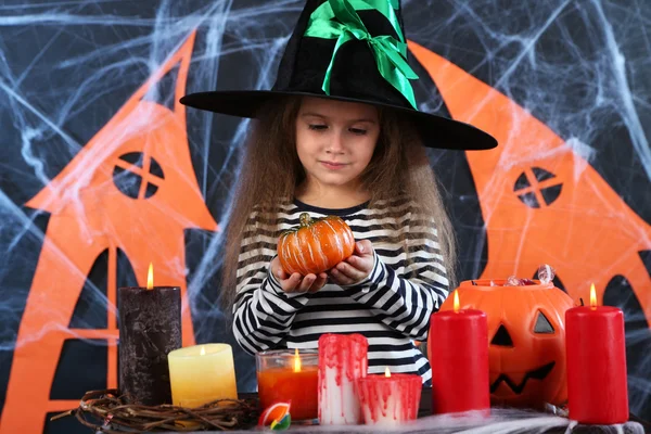 Little girl Witch — Stock Photo, Image