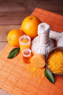 Spa natürmort sıkıştır topları ile