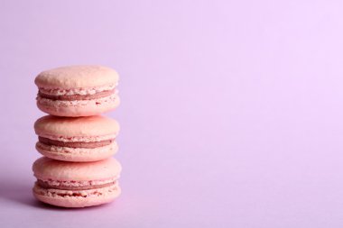 Yumuşak renkli macaroons