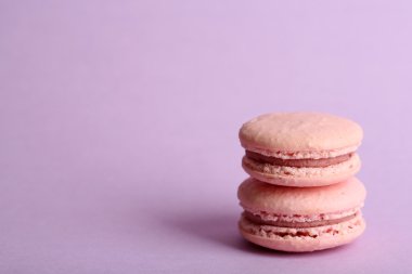 Yumuşak renkli macaroons