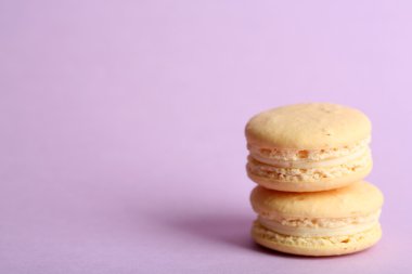 Yumuşak renkli macaroons
