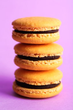 Yumuşak renkli macaroons