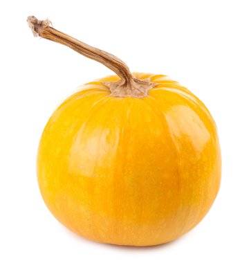 Olgun balkabağı beyaz izole