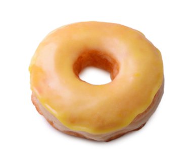 Beyaz izole sır ile lezzetli çörek