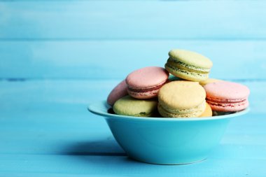 Yumuşak renkli macaroons