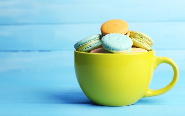 Yumuşak renkli macaroons