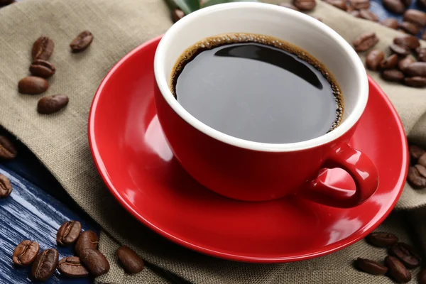 Чашка кави крупним планом — стокове фото