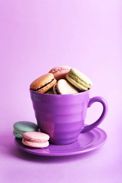 Macarons colorés doux — Photo