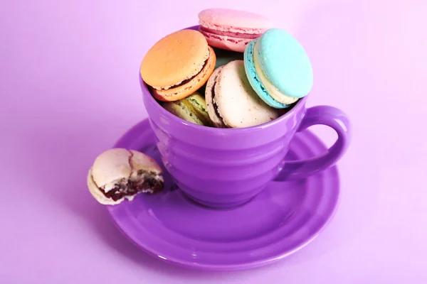 Macaroons coloridos suaves — Fotografia de Stock