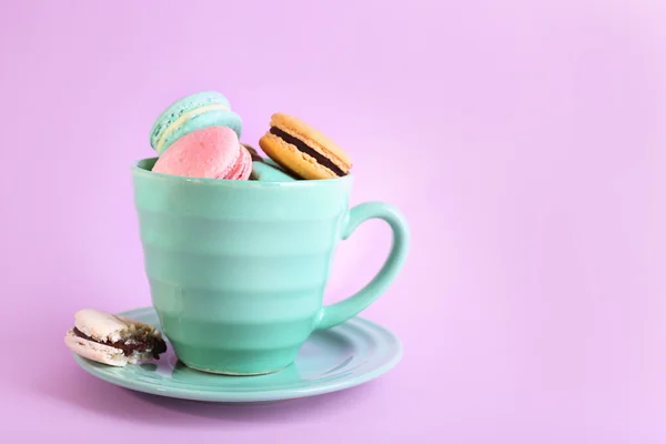 Gentle colorful macaroons — Stock Photo, Image