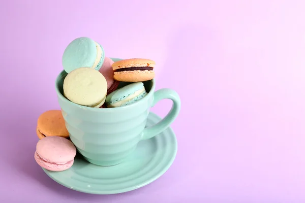 Macarons colorés doux — Photo