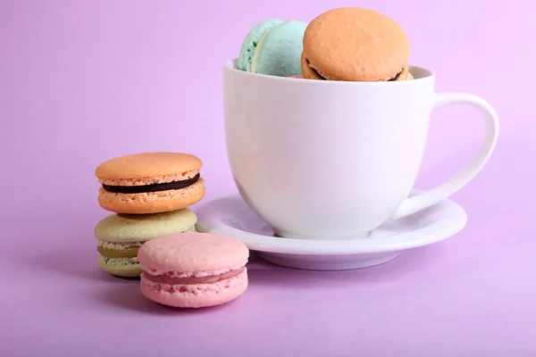 Gentle colorful macaroons — Stock Photo, Image