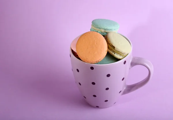 Macarons colorés doux — Photo