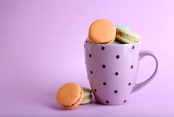 Macaroons coloridos suaves — Fotografia de Stock