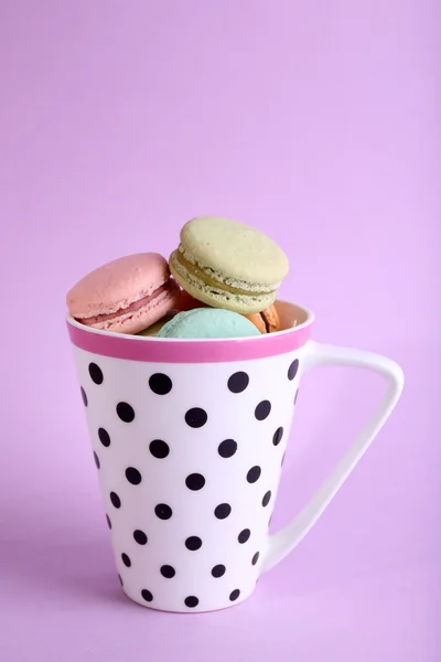 Mjuka färgglada macaroons — Stockfoto