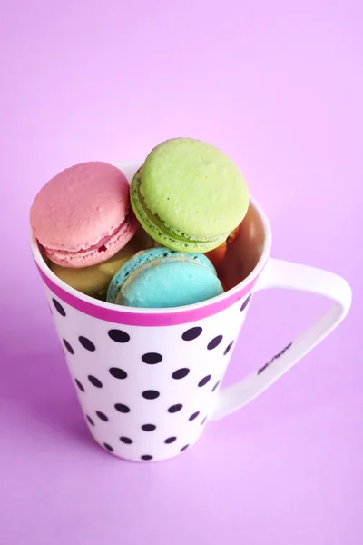 Gentle colorful macaroons — Stock Photo, Image