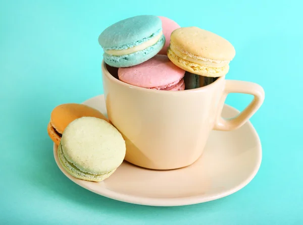 Macarons colorés doux — Photo