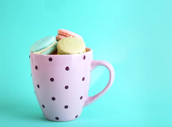 Gentle colorful macaroons — Stock Photo, Image