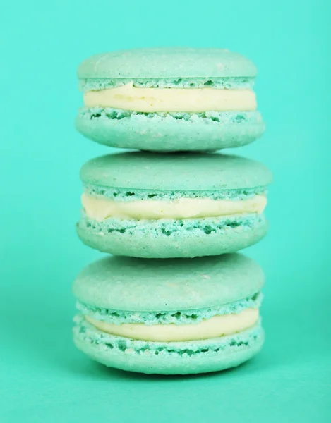 Macarons colorés doux — Photo