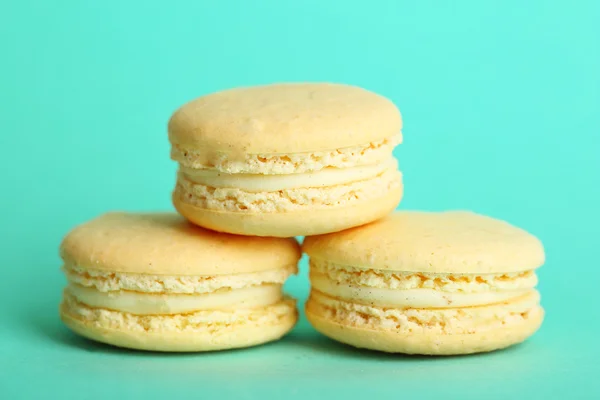 Mjuka färgglada macaroons — Stockfoto