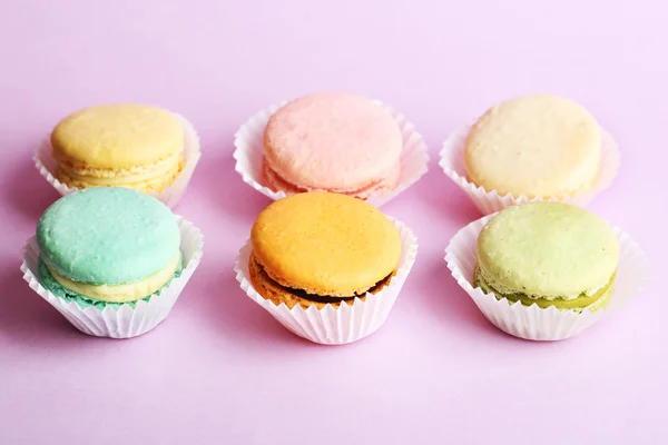 Macaroons coloridos suaves — Fotografia de Stock