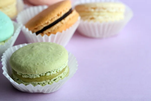 Macaroons coloridos suaves — Fotografia de Stock