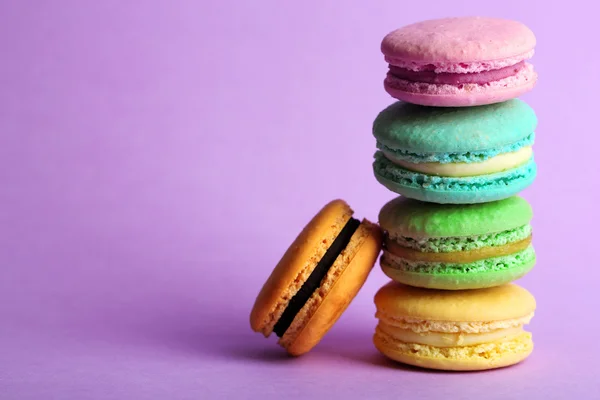 Gentle colorful macaroons — Stock Photo, Image