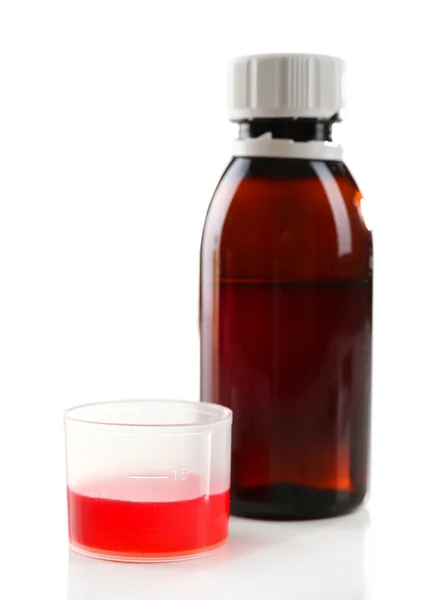 Medical Cough syrup — Stock Photo, Image