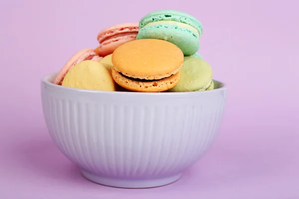 Mjuka färgglada macaroons — Stockfoto