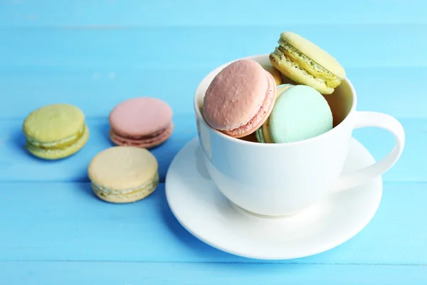 Gentle colorful macaroons — Stock Photo, Image