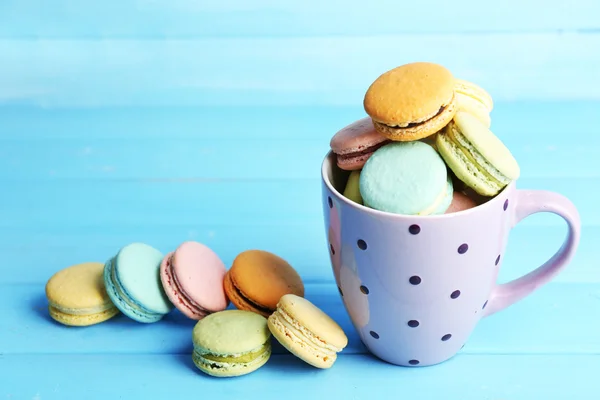 Macarons colorés doux — Photo