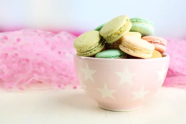 Gentle colorful macaroons — Stock Photo, Image