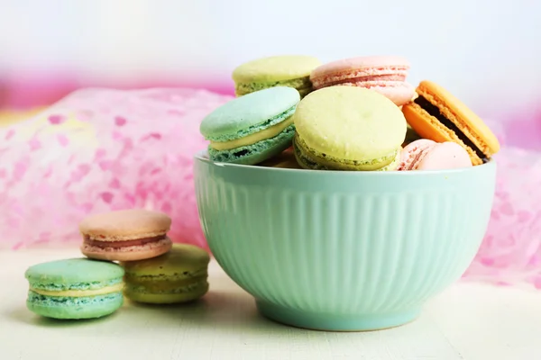Gentle colorful macaroons — Stock Photo, Image