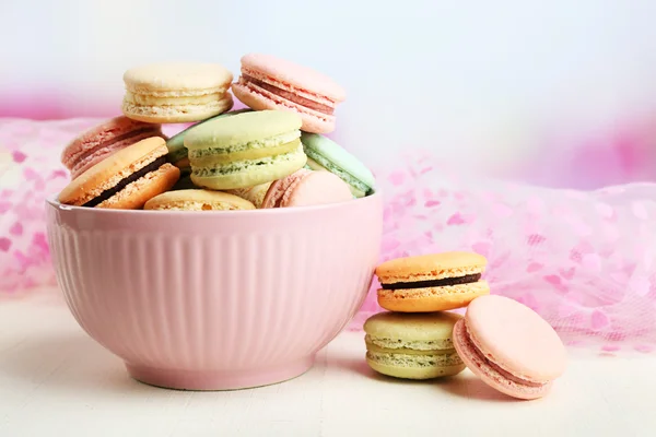 Gentle colorful macaroons — Stock Photo, Image