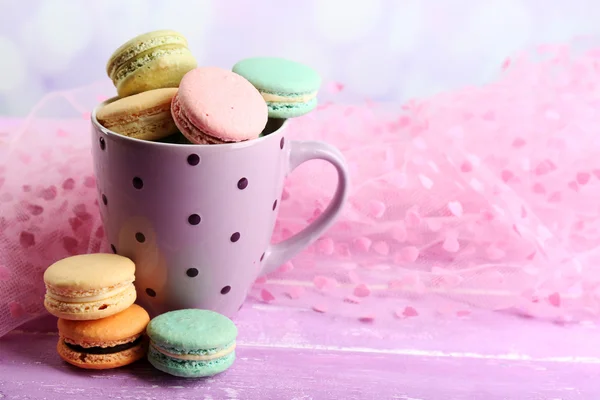 Gentle colorful macaroons — Stock Photo, Image