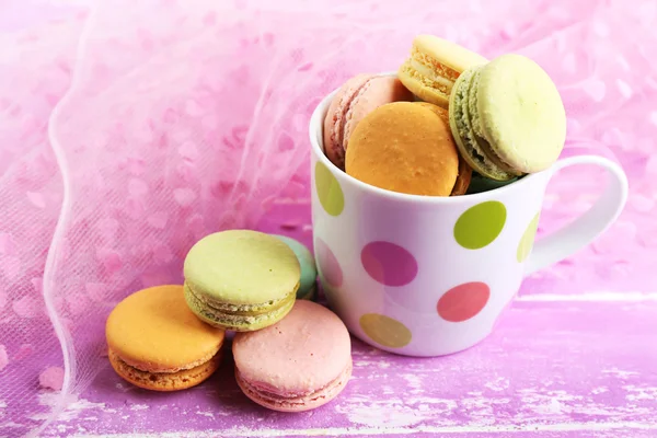 Gentle colorful macaroons — Stock Photo, Image