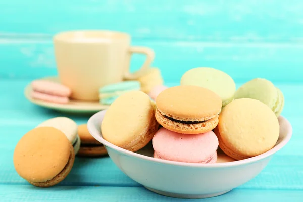 Gentle colorful macaroons — Stock Photo, Image