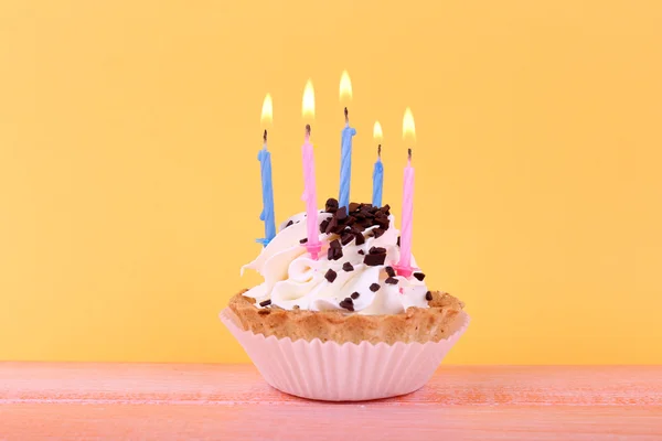 生日杯子蛋糕 — 图库照片