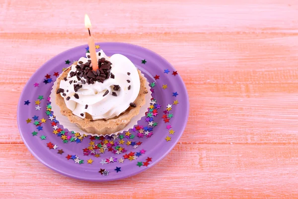 Birthday cup cake — Stock Photo, Image