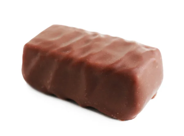Finom csokoládé elszigetelt fehér — Stock Fotó