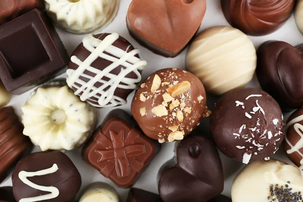 Delicious chocolate candies — Stock Photo, Image