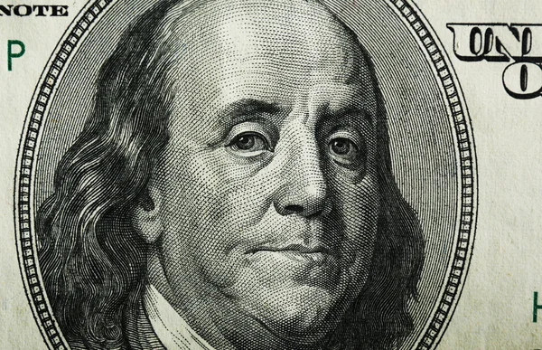 Dollar face close-up — Stock Photo, Image