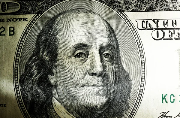 Dollar face close-up — Stock Photo, Image