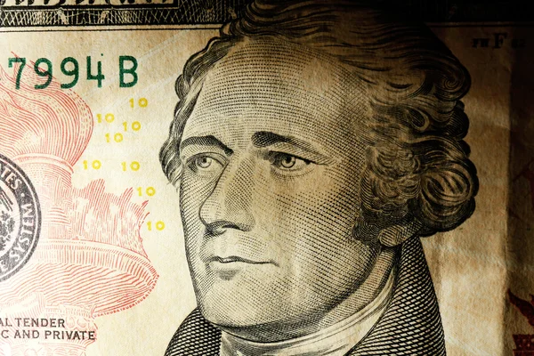 Δολάριο face close-up — Φωτογραφία Αρχείου