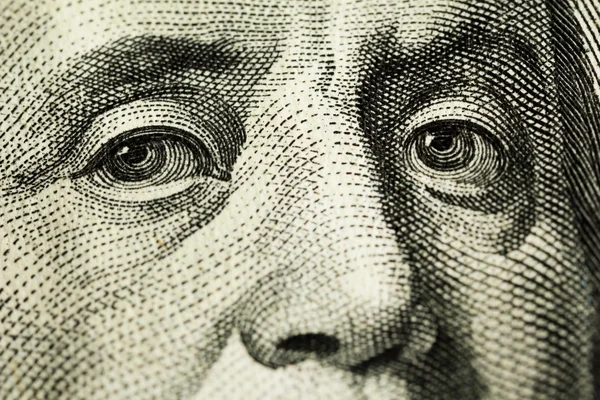 Cara de dólar close-up — Fotografia de Stock