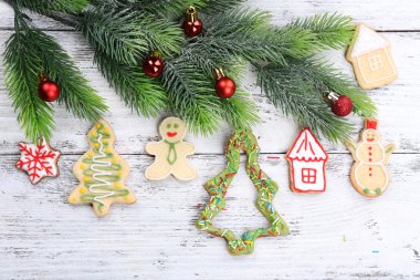 Zencefilli kurabiye ve Noel dekorasyon