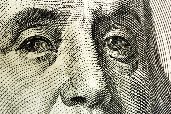Dollar face close-up — Stock Photo, Image